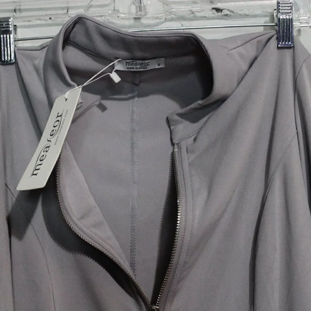 Women's Lightweight Zip Up Utility Jacket Small‎